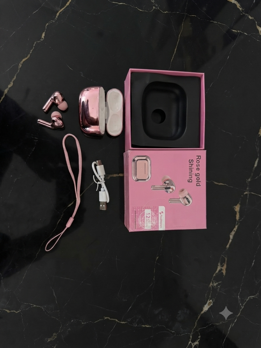 Shining Series Wireless AirPods – Stylish Multi-Color Edition