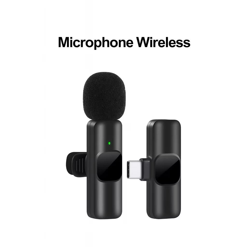 K9 K35 Wireless Microphone – Noise Reduction Collar Mic for Vlogging & Recording