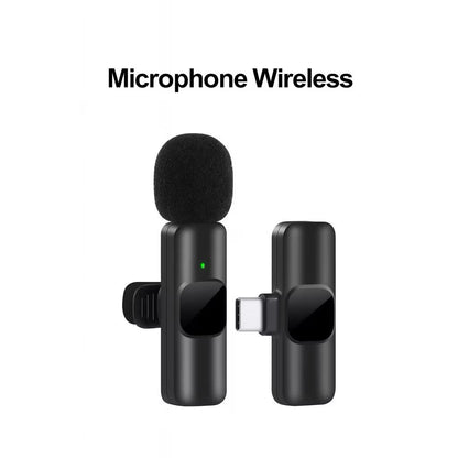 K9 K35 Wireless Microphone – Noise Reduction Collar Mic for Vlogging & Recording