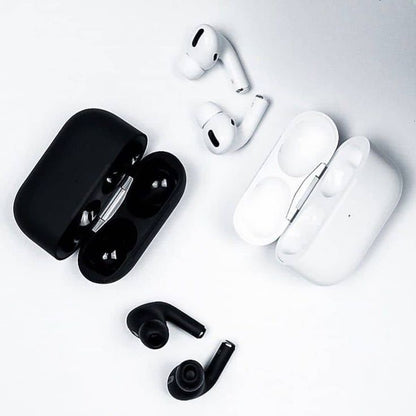 High Quality AirPods – Black & White | Premium Sound Experience