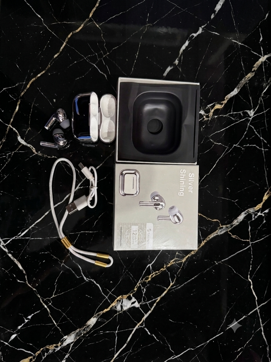 Shining Series Wireless AirPods – Stylish Multi-Color Edition