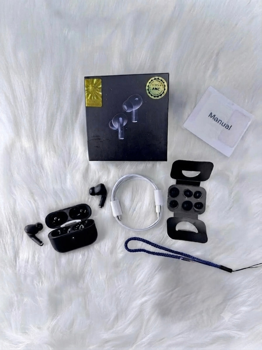 High Quality AirPods – Black & White | Premium Sound Experience