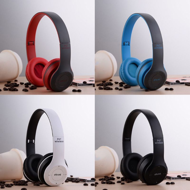 P47 Bluetooth Headphones with Mic