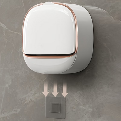 2-Pack Wall Mounted Soap Holder with Drainage | Self-Adhesive Bathroom Soap Case